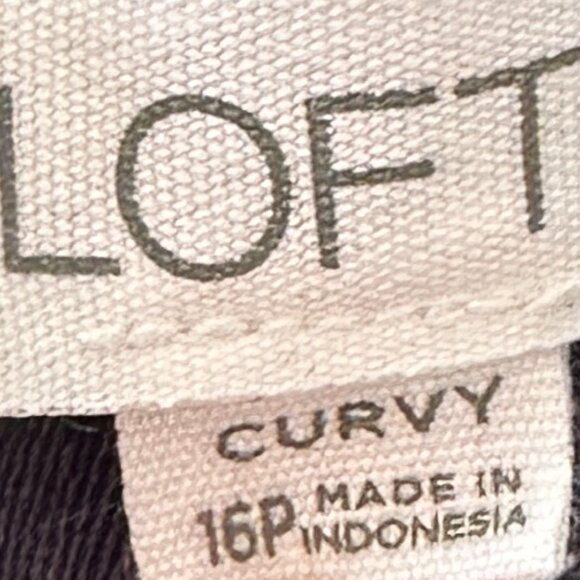 LOFT The Monroe Slim - Curvy - Grey - 16P - Picture 4 of 5